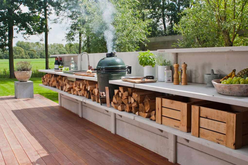 Create your own outside kitchen with a woodworkingplan Modular outdoor kitchen plans must