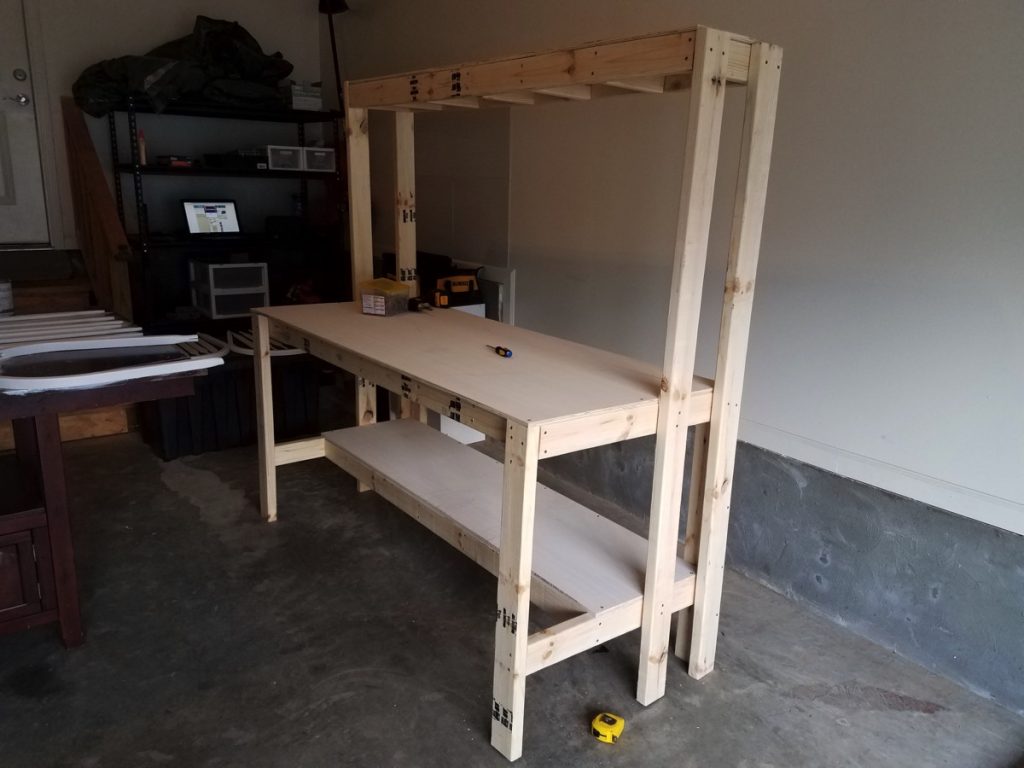 Cheap 2x4 Woodworking Workbench Plans Under $50