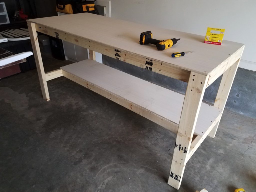 Easy Beginner Workbench Plans with No Complex Joints