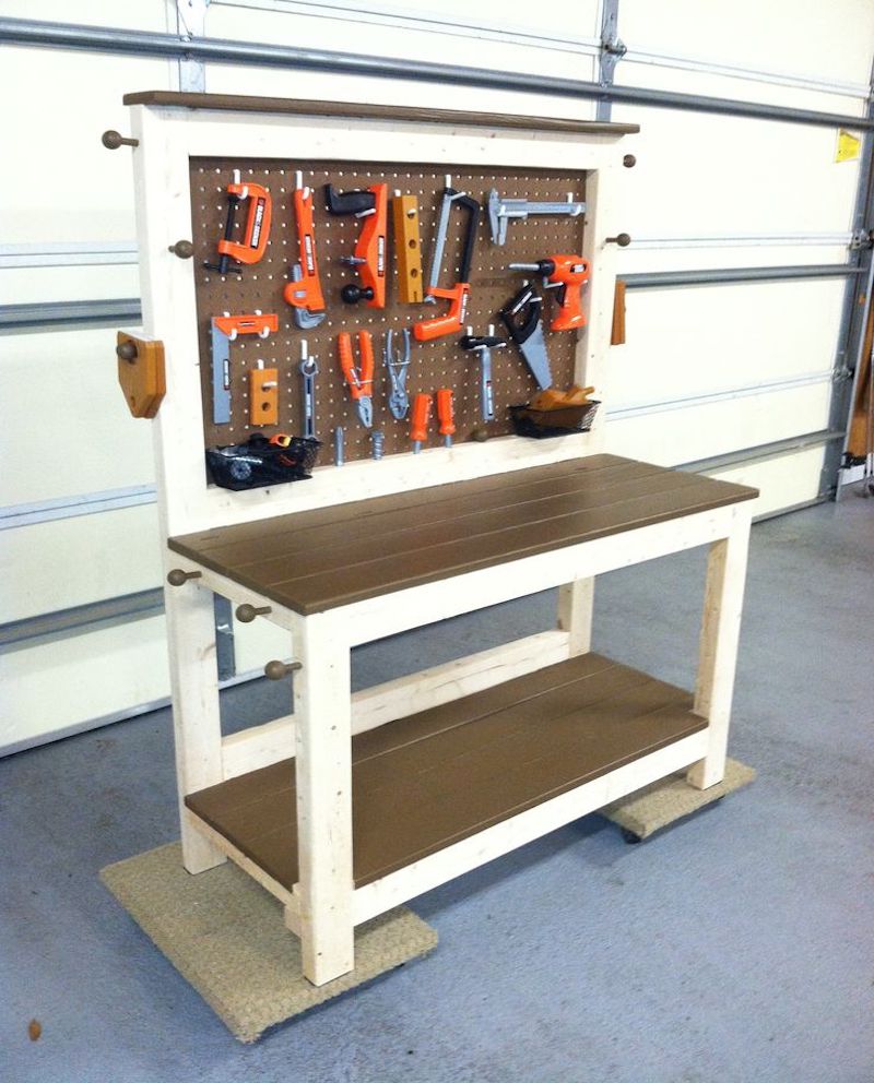 kids woodworking bench blueprints