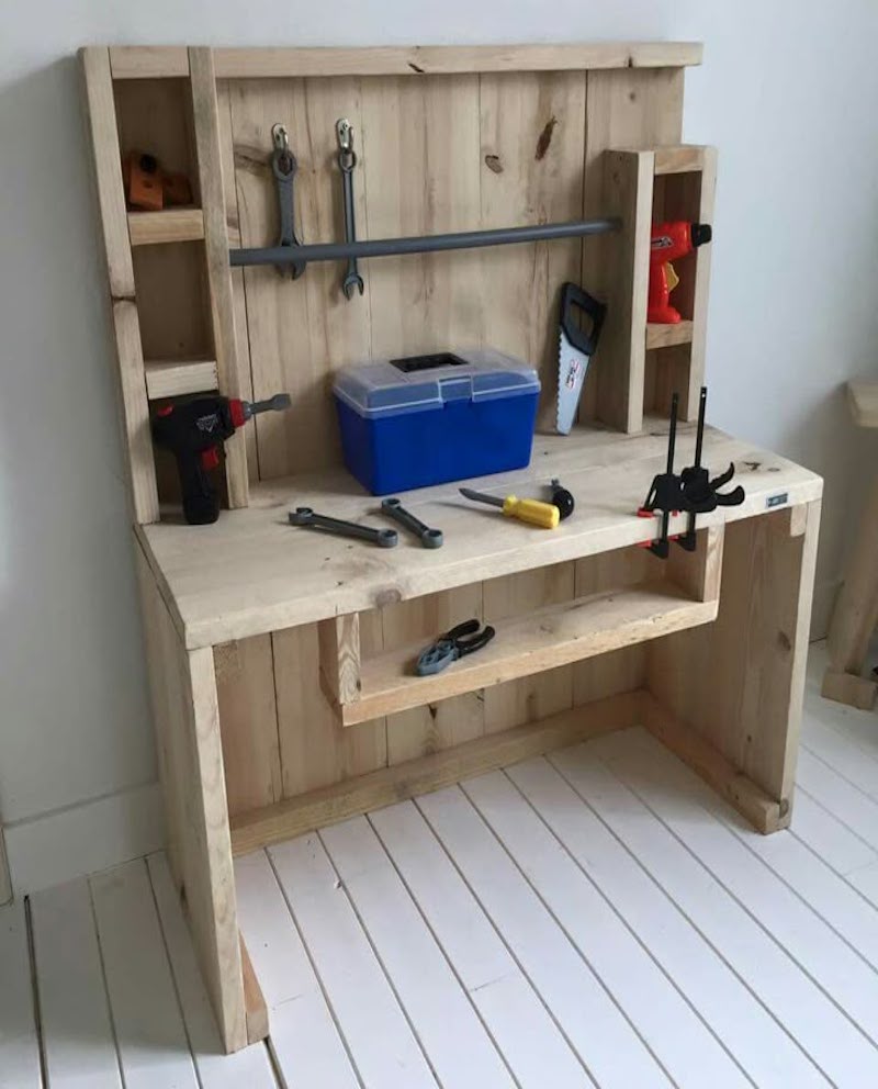 kids woodworking bench clamps