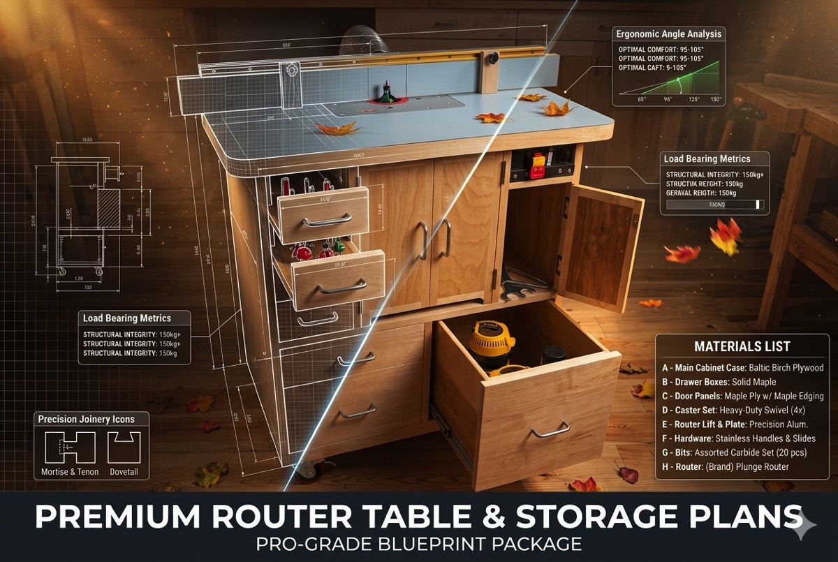 Build a Pro Compact Router Table Storage Station
