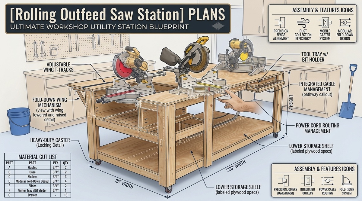outfee table plans diys