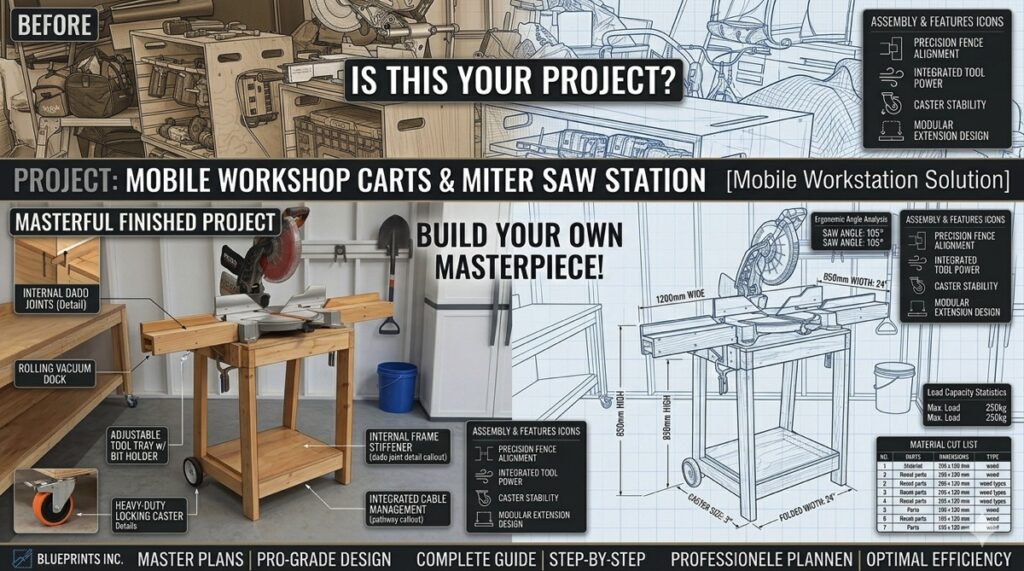 DIY Mobile Shop Office and Blueprint Station Industrial Engineering diy