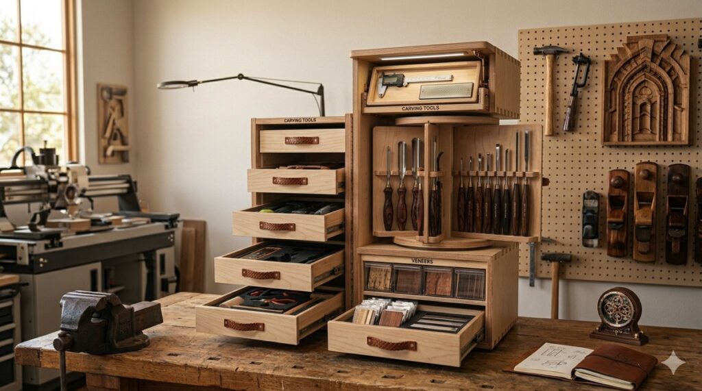 custom plywood tool cabinet blueprints