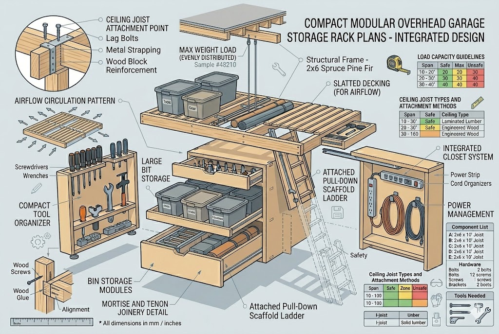 Overhead Garage Storage Rack Plans