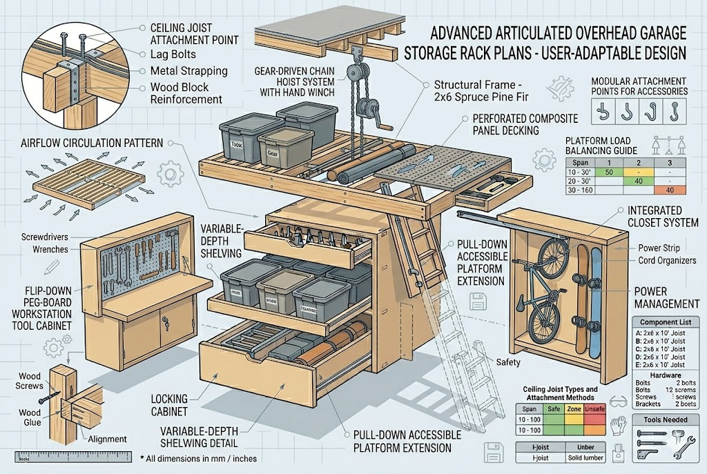 Overhead Garage Storage Rack Plans