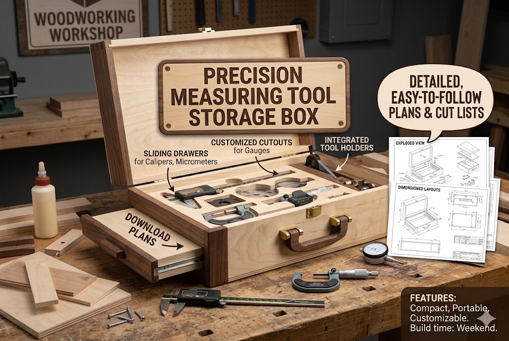 Precision Measuring Tool Storage Box Plans