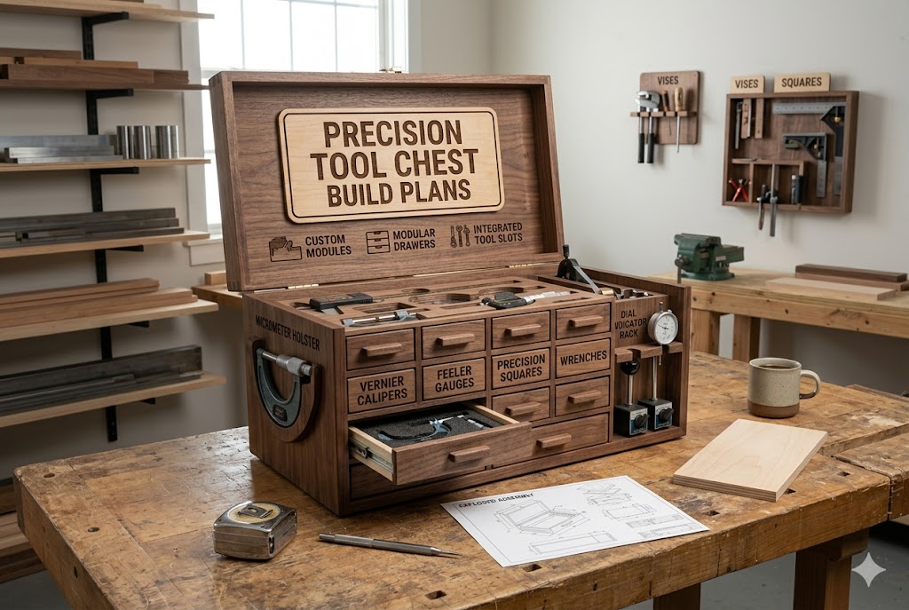 Precision Measuring Tool Storage Box Plans