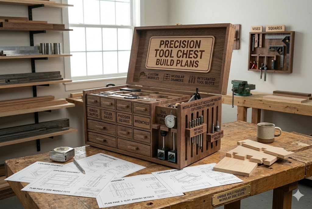 Precision Measuring Tool Storage Box Plans